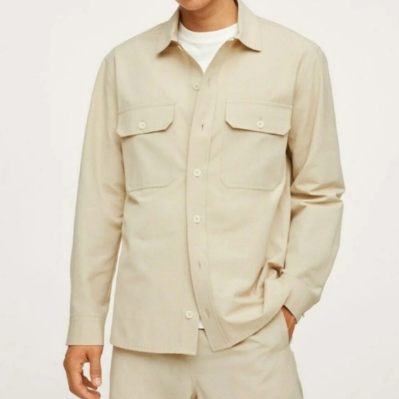 Mango Shirts Mango Chest Pocket Overshirt Poshmark